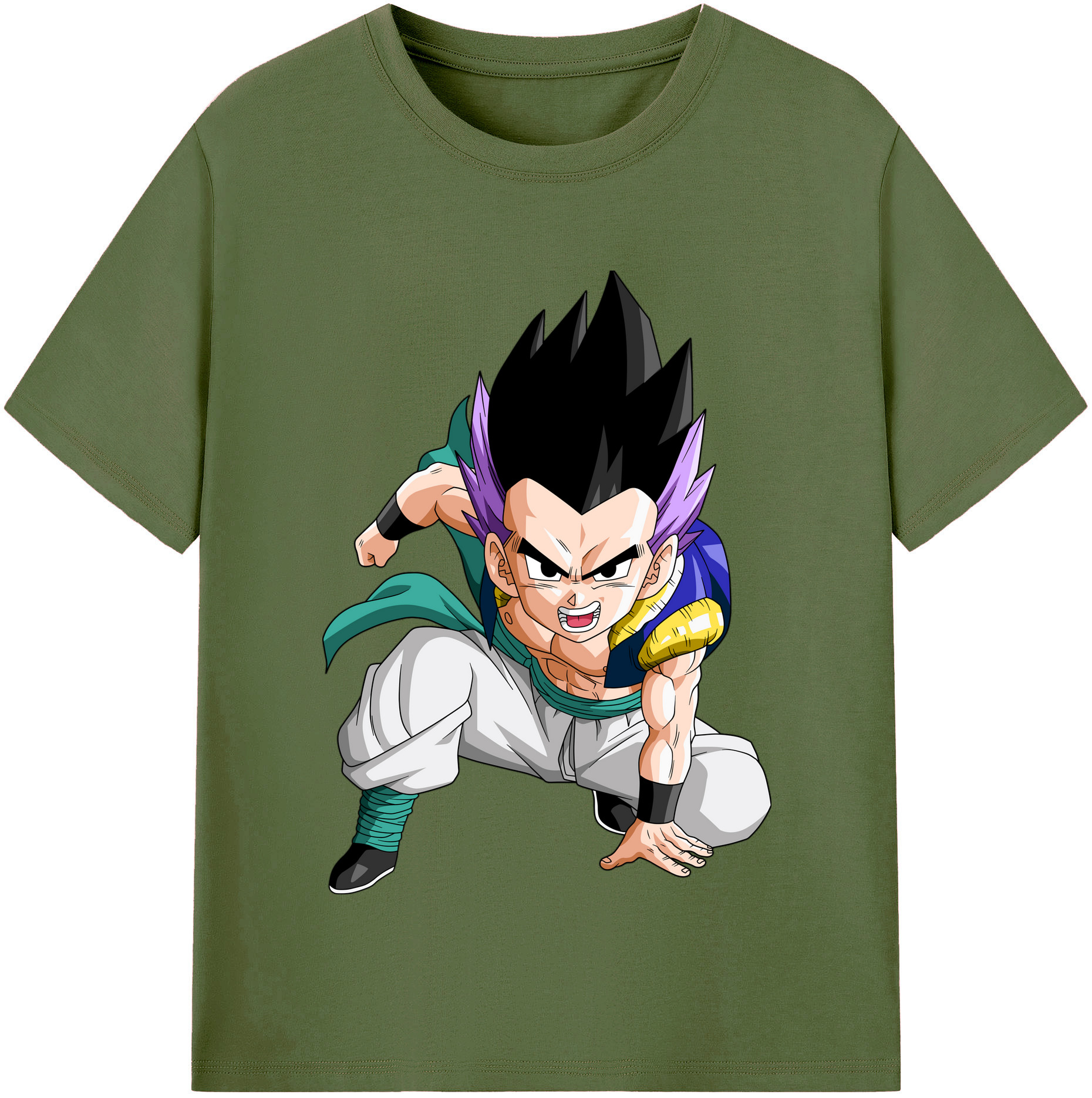 （画像用） ドラゴンボール 孫 悟飯（そんごはん）DRAGON BALL Son Gohan 綿100％半袖Tシャツ（フロントプリント）